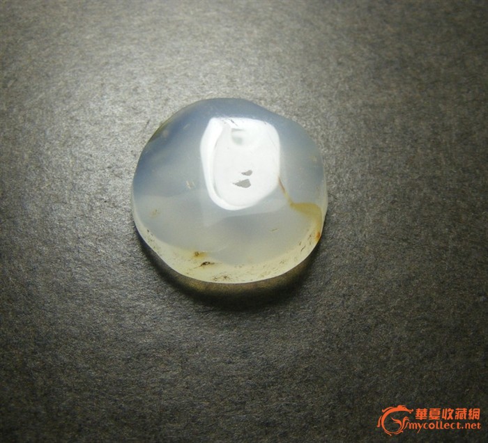 老白色荔枝冻玛瑙大厚实镶嵌帽正(包老