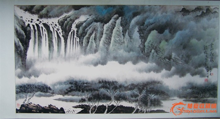巨幅山水画