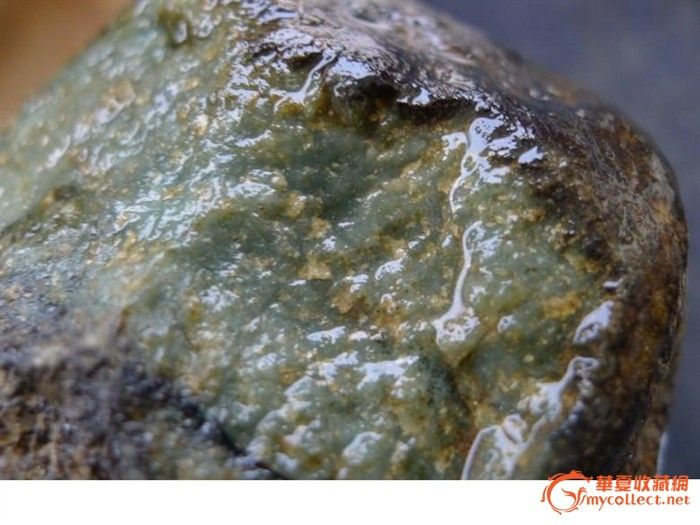 黑钨砂半赌料1439克水好肉细绿水DYG 低价走