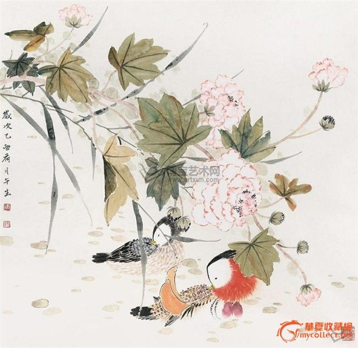 周午生花鸟画欣赏
