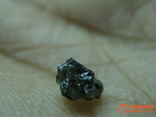 0.42克拉天然蓝色钻石原石---*石