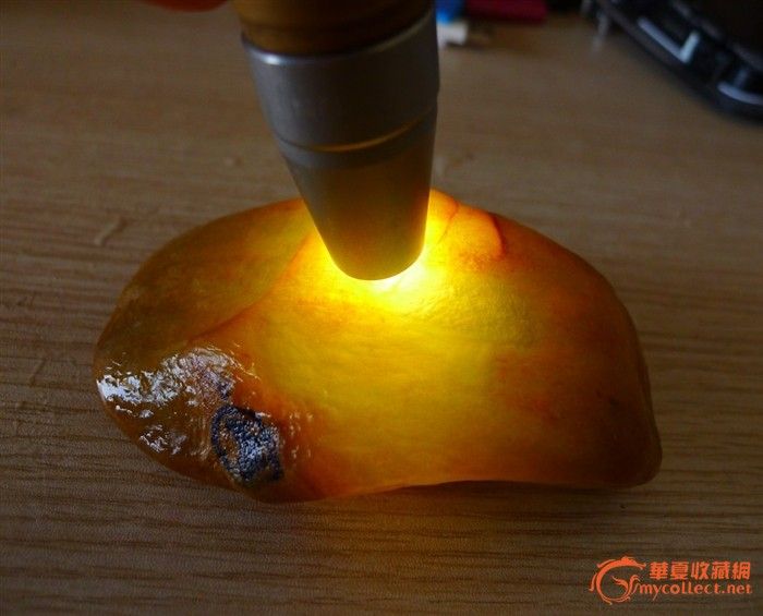 翡翠赌石玉石 打马坎老坑高冰种全明冰黄鸡油