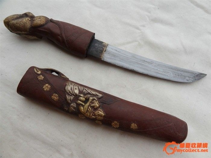 日本精铜春宫美女<em>切腹</em>刀.-日本精铜春宫美女切