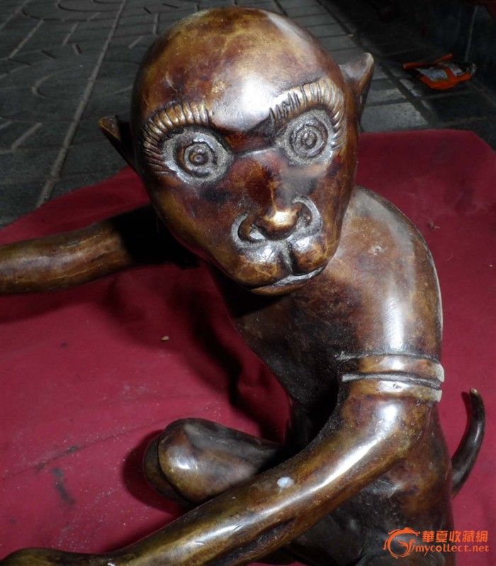 铜猴子摆件-铜猴子摆件价格-铜猴子摆件图片，来自藏友京城第一古玩-铜器-地摊交易-华夏收藏网