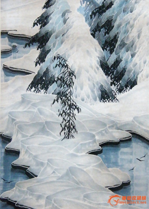 于志学=冰雪山水画