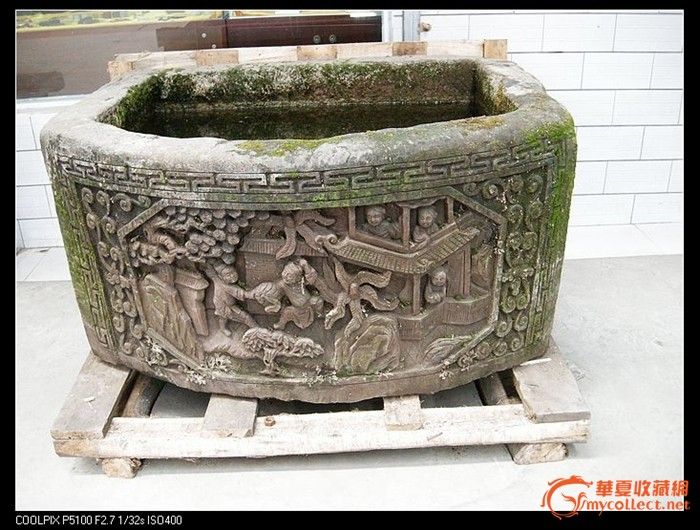 石头鱼缸-石头鱼缸价格-石头鱼缸图片,来自藏友小山西-杂项-地摊交易-华夏收藏网