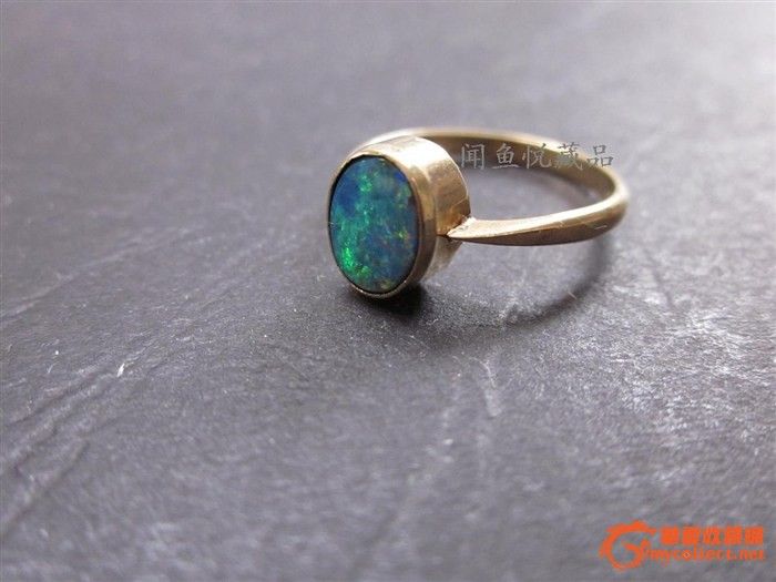 9K金镶欧泊戒指.-9K金镶欧泊戒指.价格-9K金镶