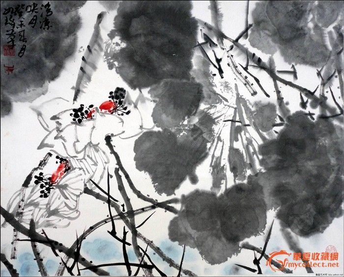 崔如琢--《清凉映月》,《古月楼艺术馆所有藏品