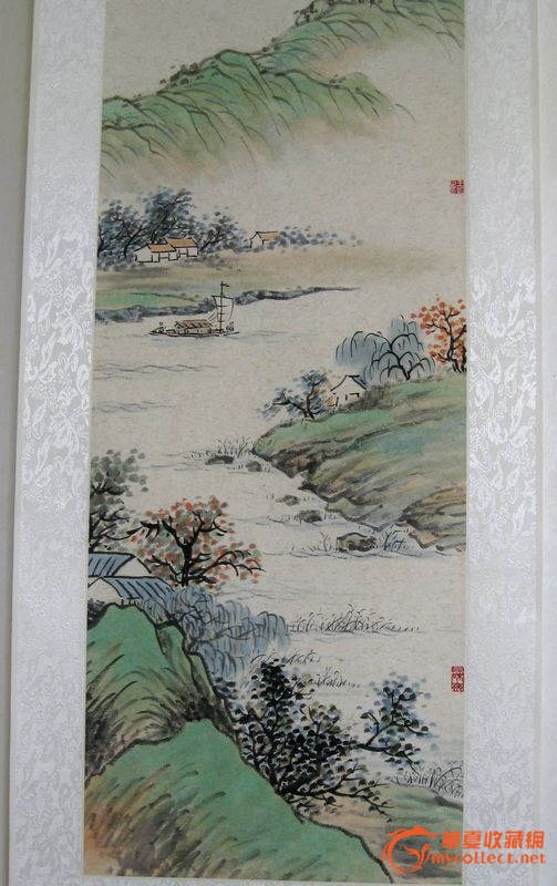 国画山水画立轴