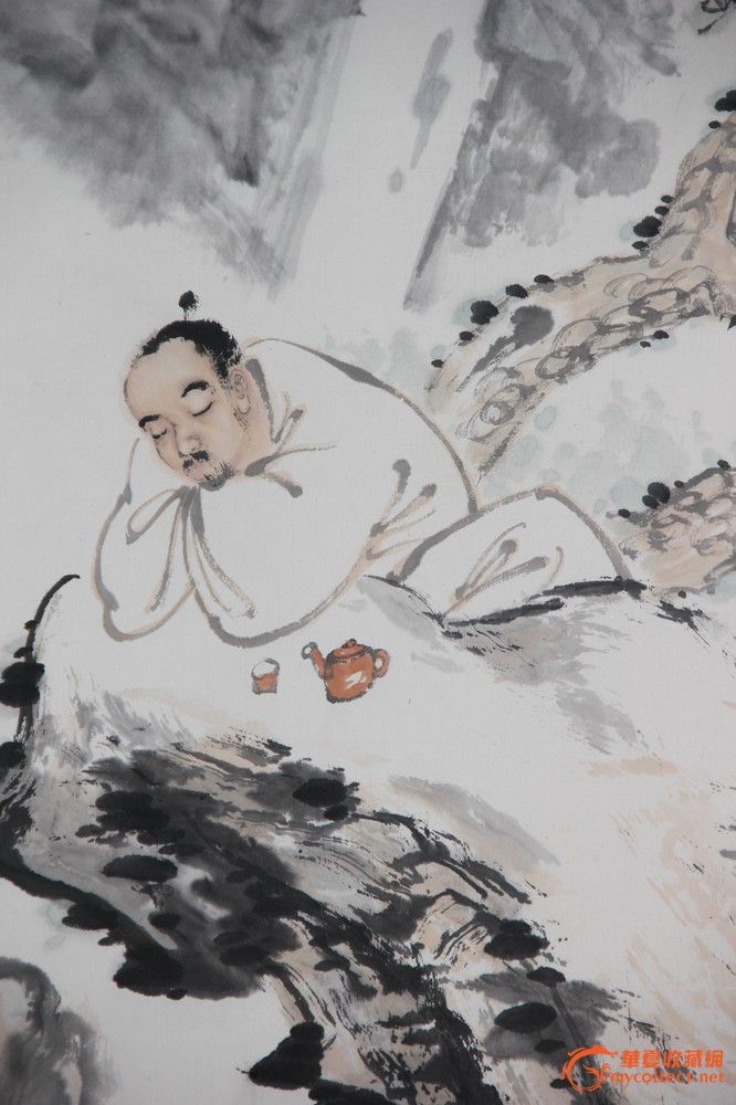 天津美院研究生--韩佳男-古人高士-三裁A-天津