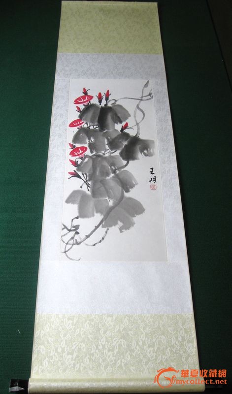 齐派风格花鸟画 双色装裱