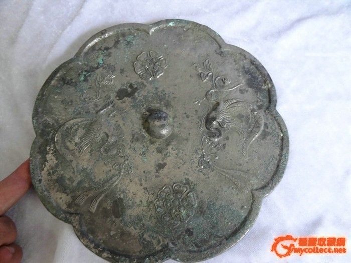 唐代银光头模花鸟镜_唐代银光头模花鸟镜价格