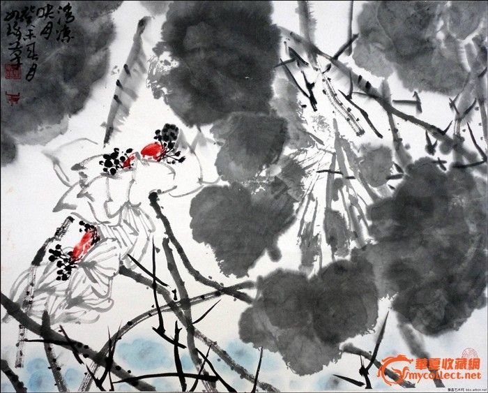 崔如琢--《清凉映月》《古月楼艺术馆所有藏品