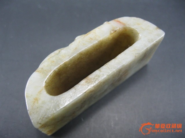 清—和田玉龙纹腰带扣