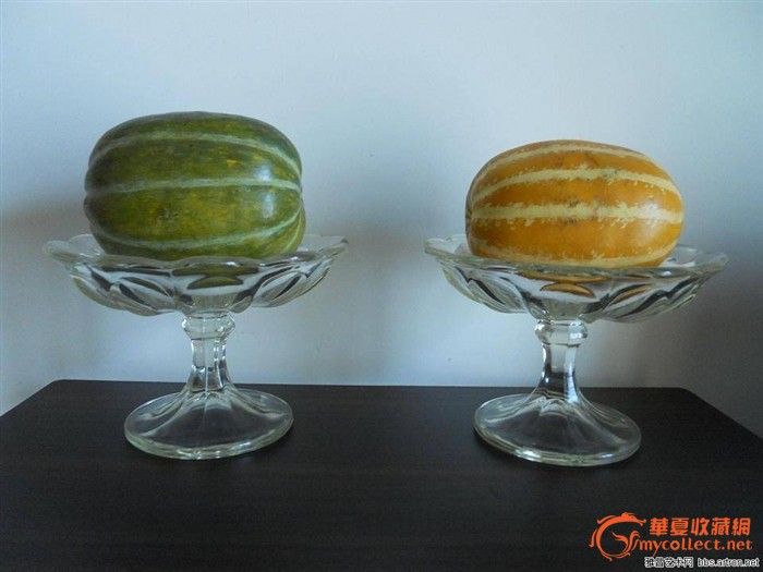 晚清至民国 蜡雕塑 甜瓜两个 全品_晚清至民国