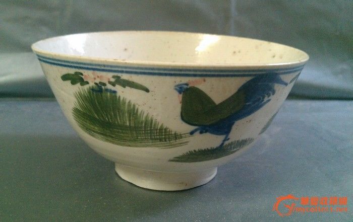 釉下彩鸡公碗_釉下彩鸡公碗价格_釉下彩鸡公碗图片_来自藏友财道_瓷器_地摊交易_华夏收藏网 cang.com