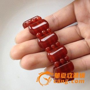 天然马来玉手链女士手链特价红色手链礼品收藏