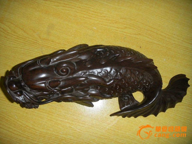黑檀木雕龙鱼-黑檀木雕龙鱼价格-黑檀木雕龙鱼