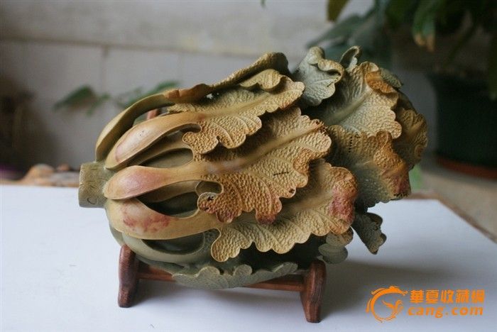 石刻工艺品:白菜 {宏砚堂}_石刻工艺品:白菜 {宏