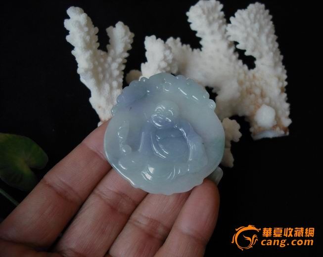 紫罗兰翡翠富贵佛佩件FU-465\/WLZB_紫罗兰翡