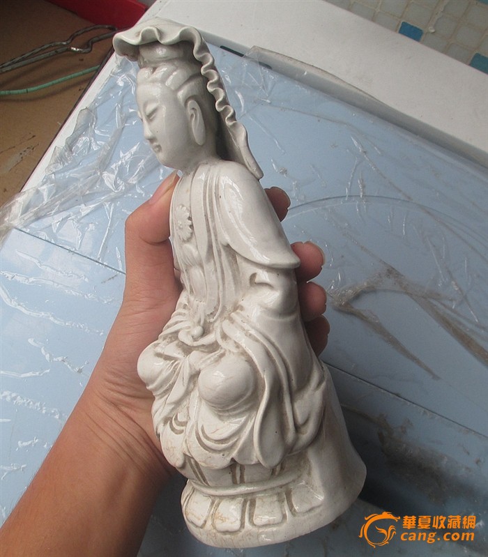来捡漏吧!清代·德化窑观音像