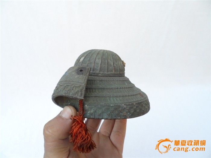 包老黄铜日本武士头盔-包老黄铜日本武士头盔