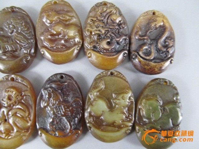古代十二生肖 玉挂件_古代十二生肖 玉挂件价