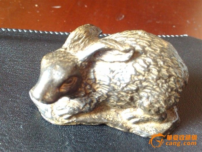 铜鎏金兔子书镇_铜鎏金兔子书镇价格_铜鎏金