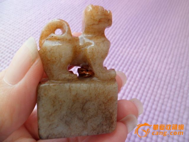玉狮子印章
