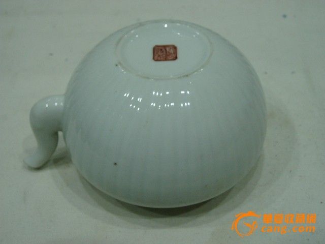 同治茶壶新风瓜棱名言树a茶壶正气扬年制时代警句白釉图片