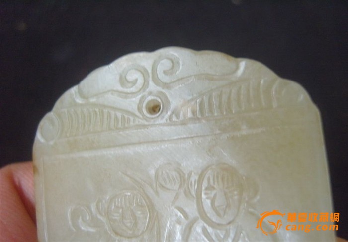 和合二仙玉牌