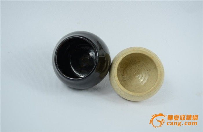 宋金.黑白配水盂一对-宋金.黑白配水盂一对价格