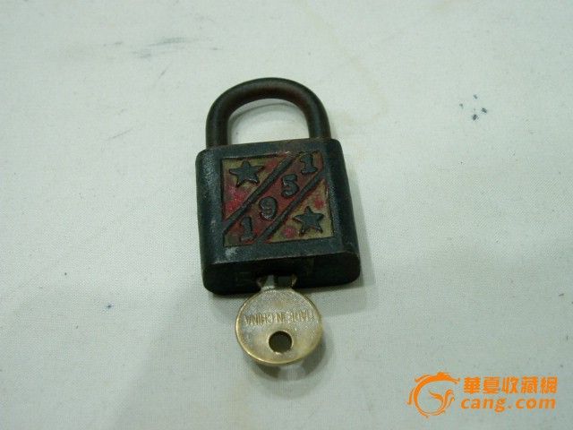 1951年和平鸽铜锁_1951年和平鸽铜锁价格_1