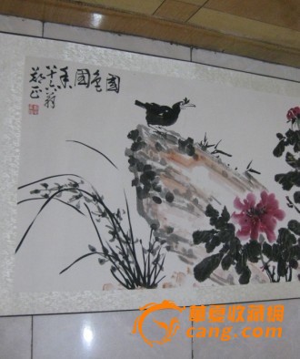 安徽著名书画家~八十六老翁~郑正~牡丹图