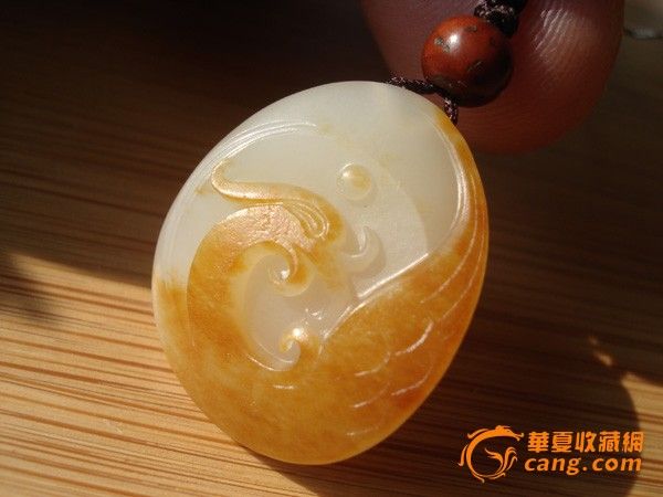 玉雕大师 叶清作品 和田籽玉 涅磐火凤凰 "叶"款图片