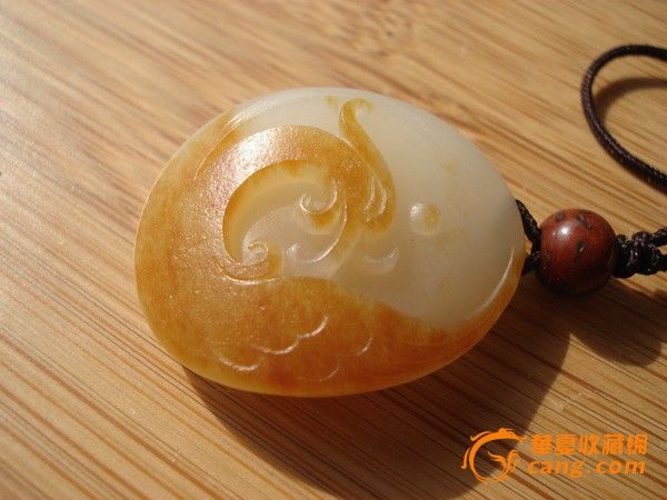 玉雕大师 叶清作品 和田籽玉 涅磐火凤凰 "叶"款图片