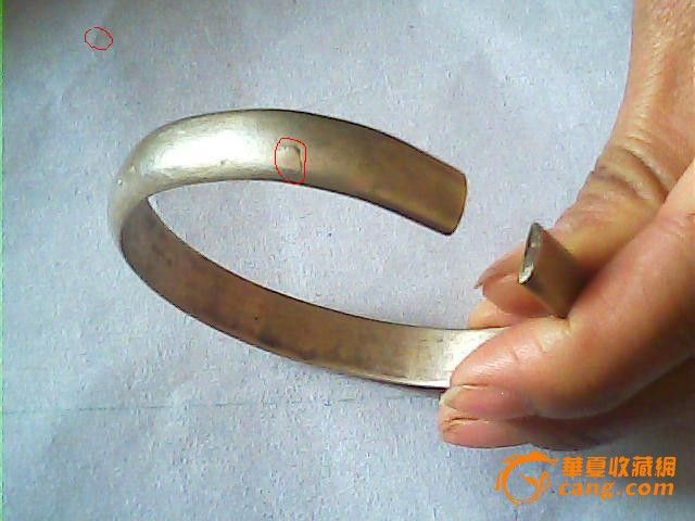 清代银手镯一对_清代银手镯一对价格_清代银