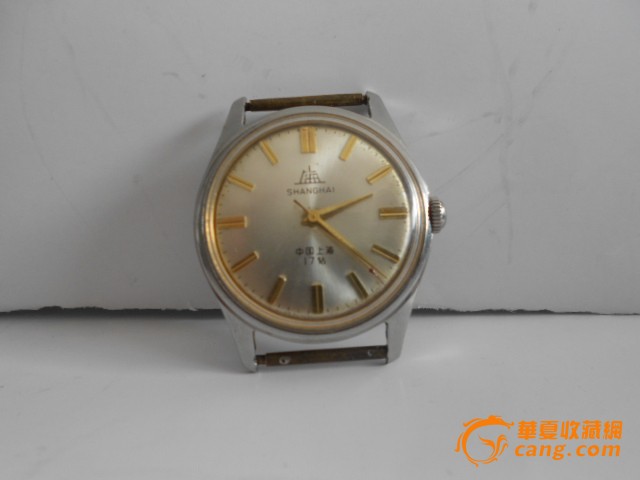 金色刻度的上海牌1120型老手表_金色刻度的上
