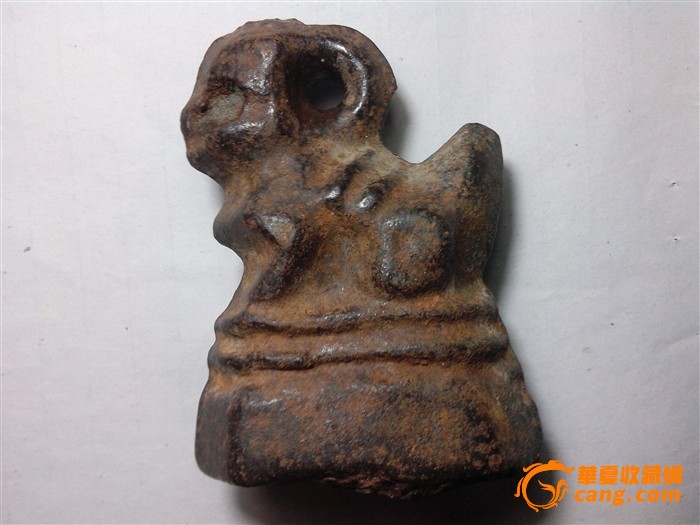 清代羊型老铁权