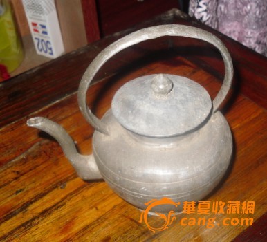 提梁锡酒壶