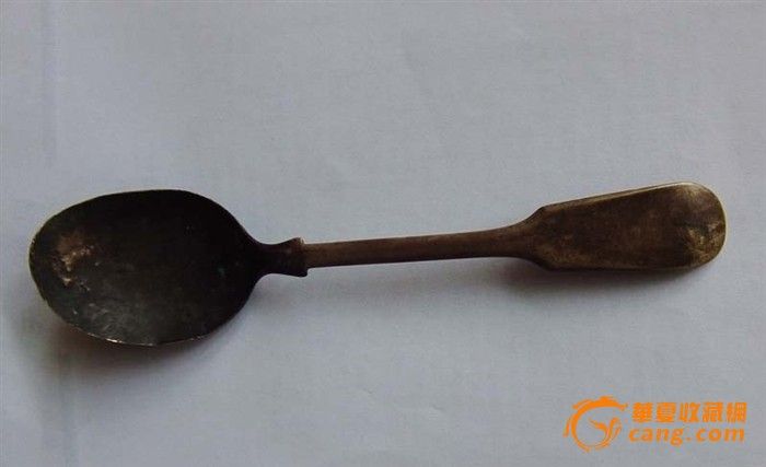 带英文标志U.Y的民国铜勺子_带英文标志U.Y的