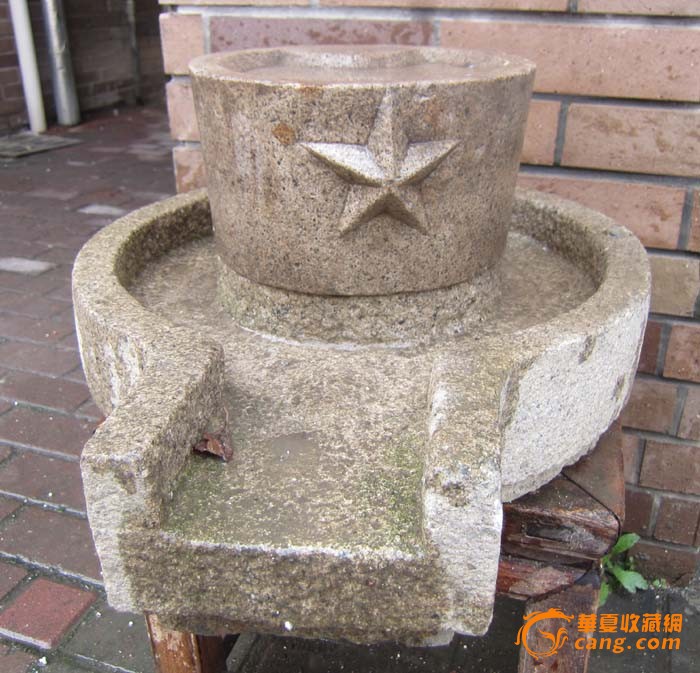 老石磨,金山石雕老石磨盘,石流水,石水景直径40