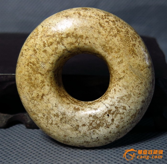 红山鸡骨白玉环