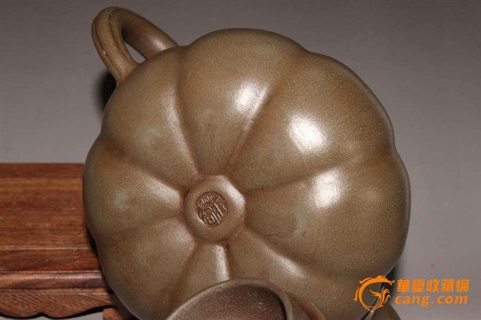 宜兴紫砂壶\/国家级工艺美术大师蒋蓉\/南瓜壶\/台