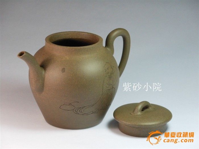 宜兴 紫砂壶 尹君峰 青段泥 全手工 清饮_宜兴