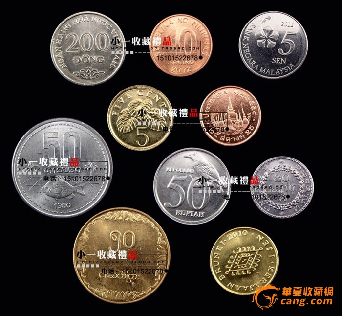 10个国家10枚外国硬币_10个国家10枚外国硬