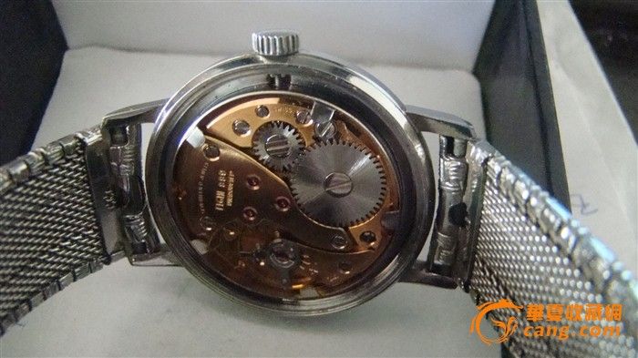 古董手表美国埃尔金牌全钢套男士手表_古董手