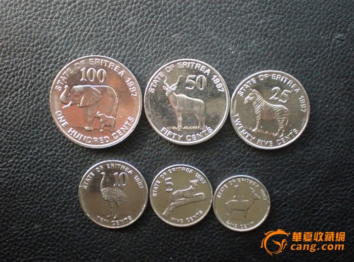 全新【厄立特里亚】动物钱币一套6枚。_全新