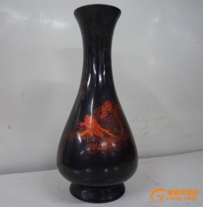 老琵琶造型-一只老漆器琵琶瓶