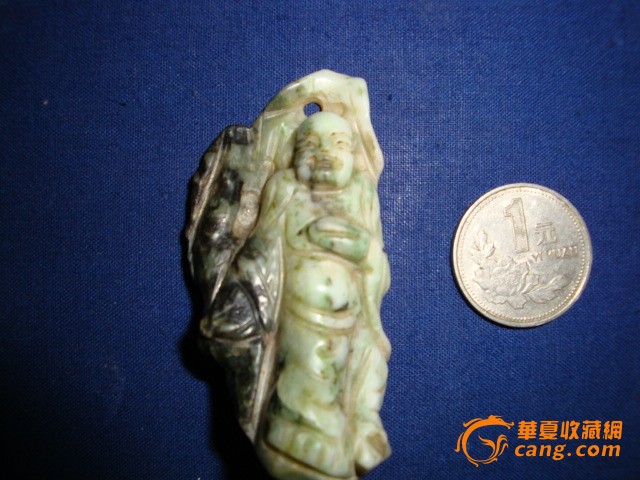 清代玉佛挂件